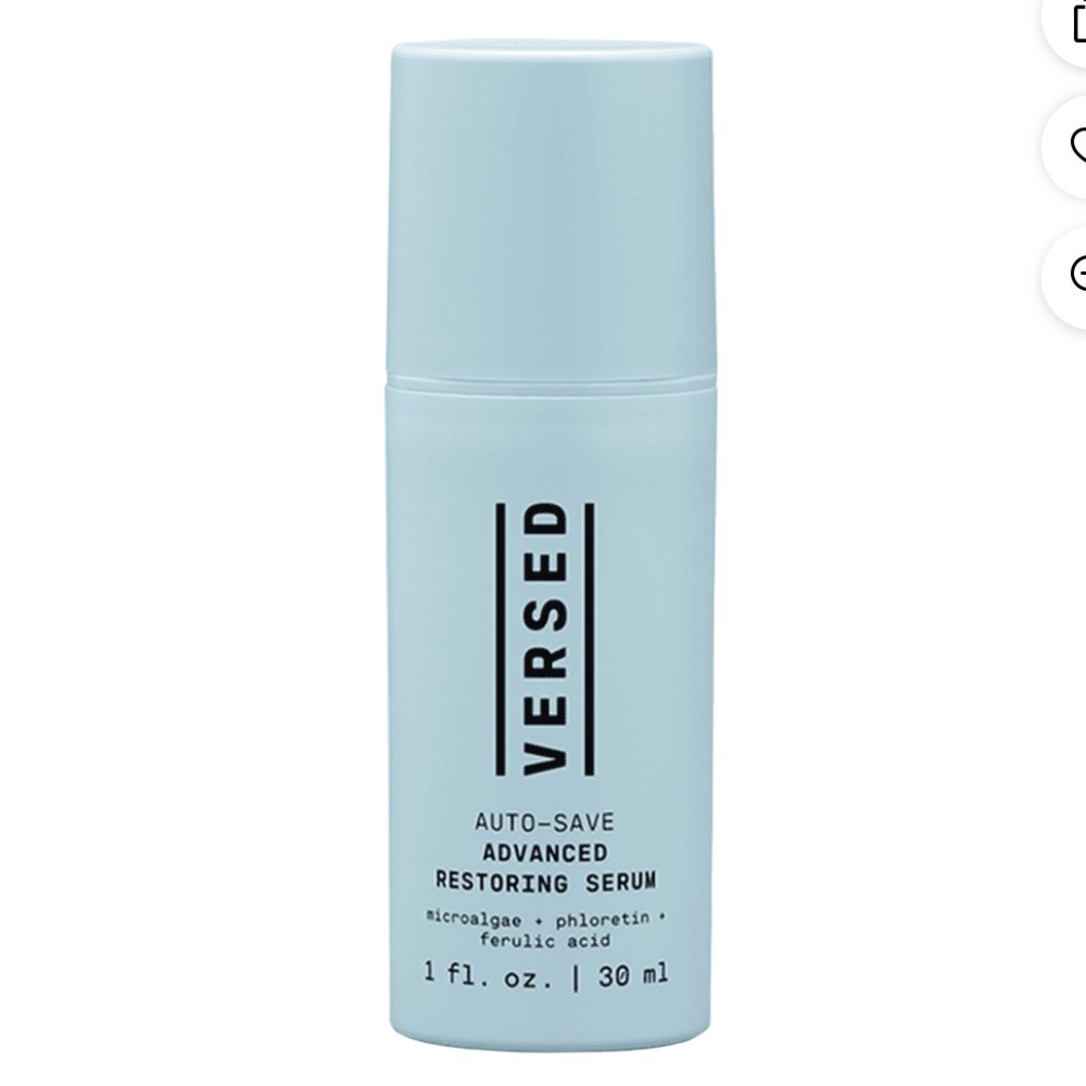 NWOT Discontinued Versed Skincare Auto-Save Advanced Restoring Serum, 1 fl. oz.